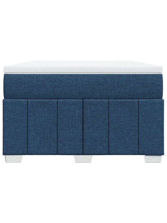 Box spring postel s matrací černá 120x190 cm textil