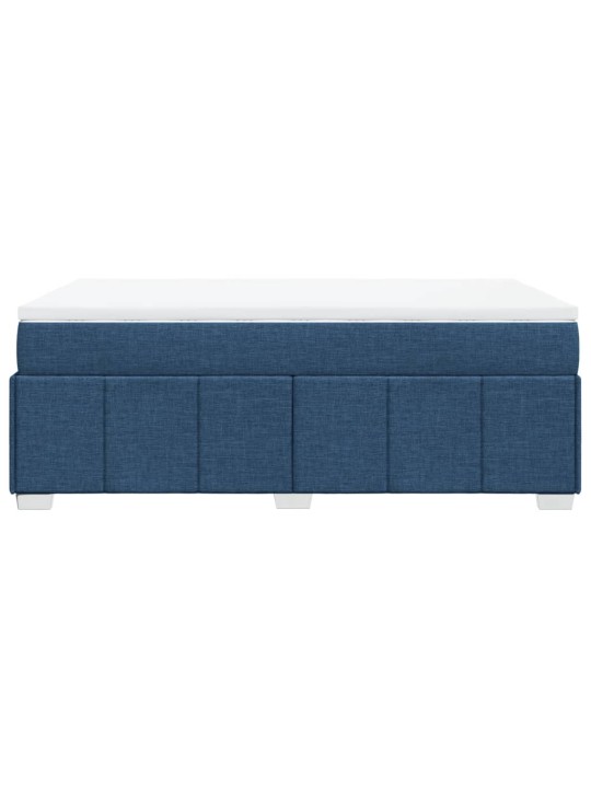 Box spring postel s matrací černá 120x190 cm textil