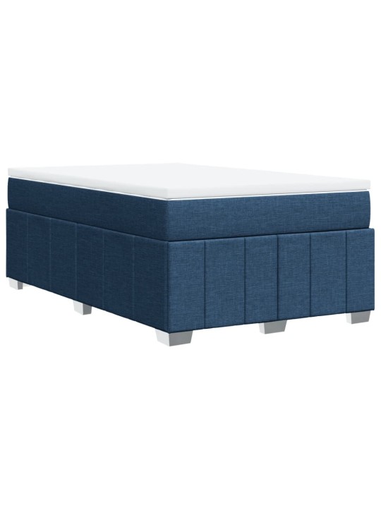 Box spring postel s matrací černá 120x190 cm textil