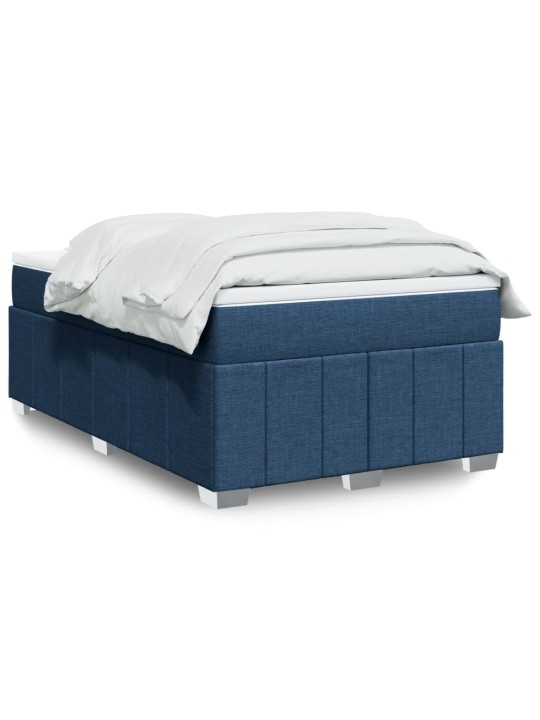 Box spring postel s matrací černá 120x190 cm textil