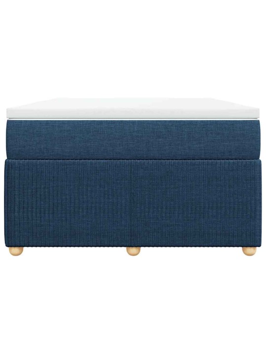 Box spring postel s matrací černá 120x190 cm textil