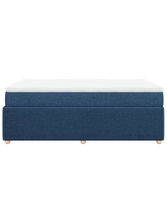 Box spring postel s matrací černá 120x190 cm textil