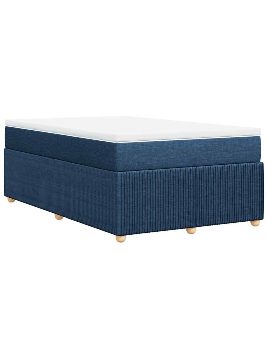 Box spring postel s matrací černá 120x190 cm textil