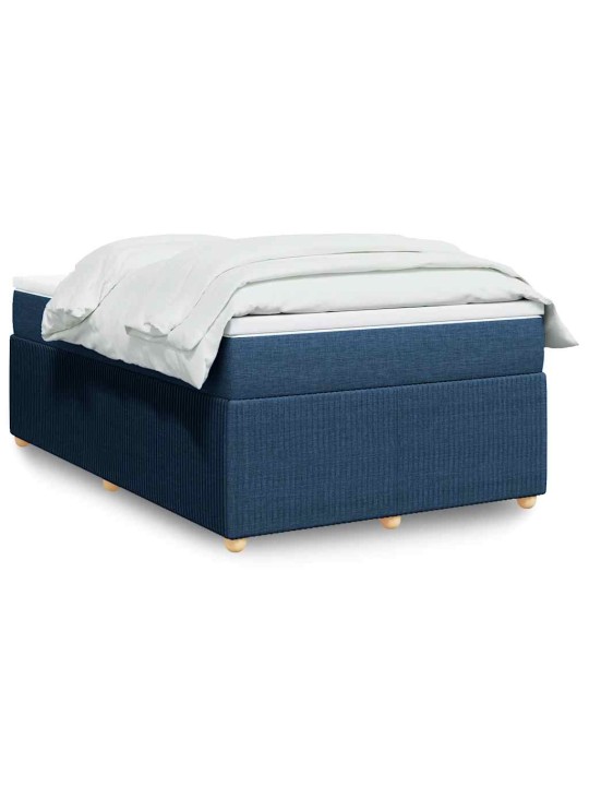 Box spring postel s matrací černá 120x190 cm textil