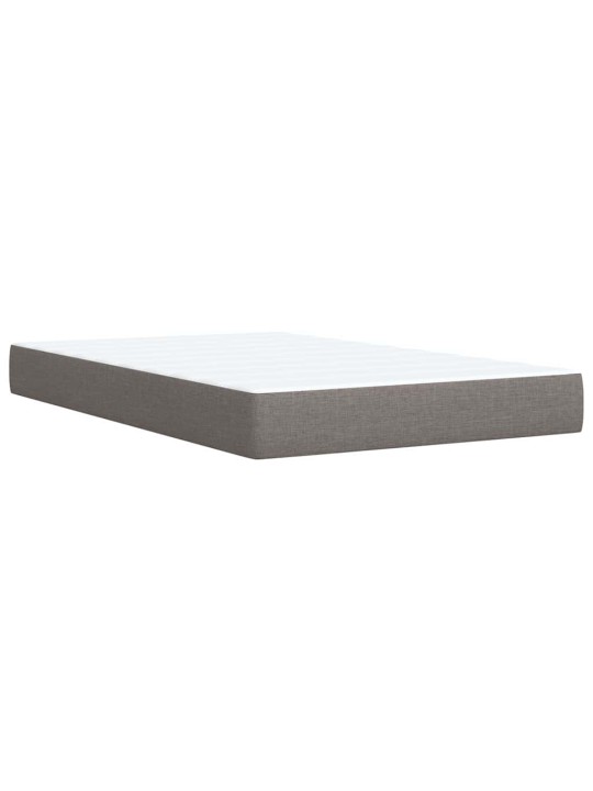 Box spring postel s matrací taupe 120x190 cm textil