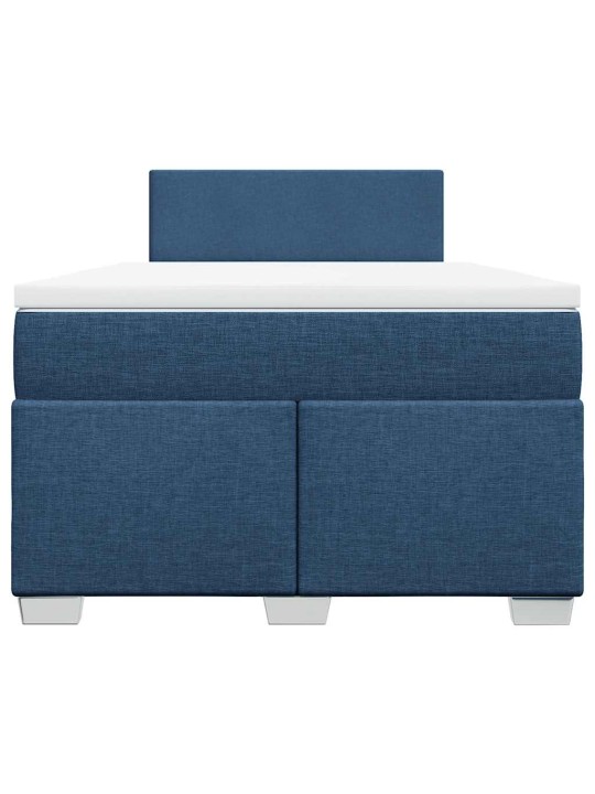 Box spring postel s matrací černá 120x190 cm textil