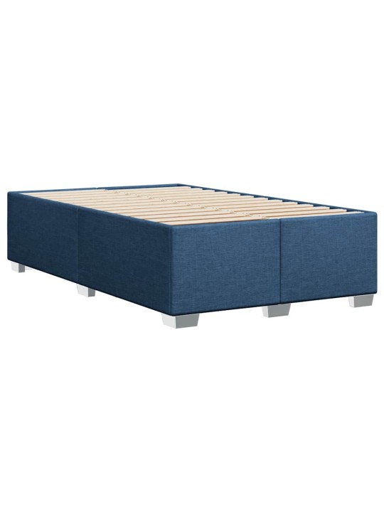 Box spring postel s matrací černá 120x190 cm textil