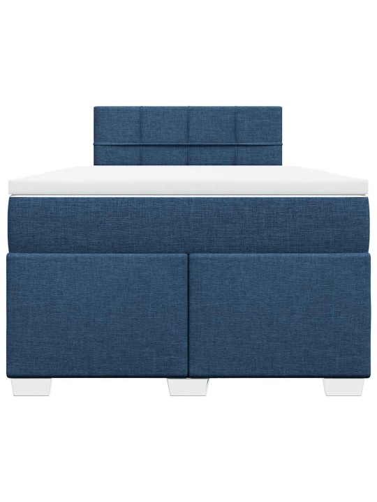 Box spring postel s matrací černá 120x190 cm textil
