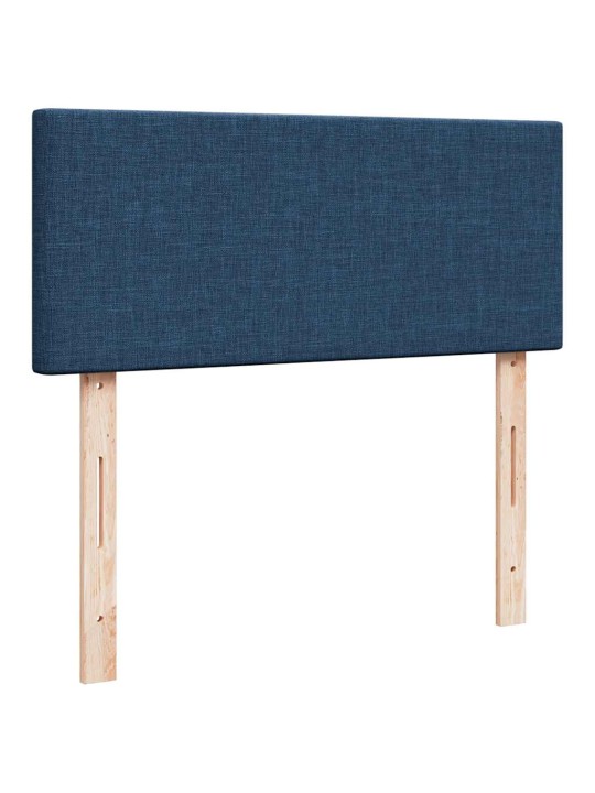 Box spring postel s matrací černá 120x190 cm textil