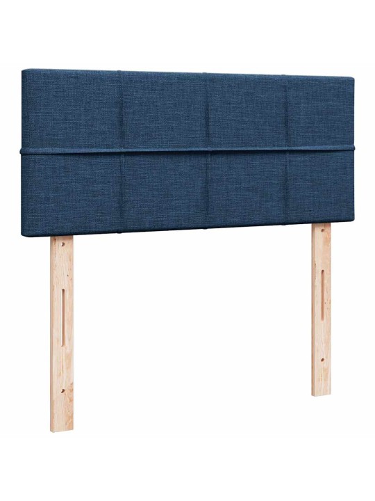 Box spring postel s matrací černá 120x190 cm textil