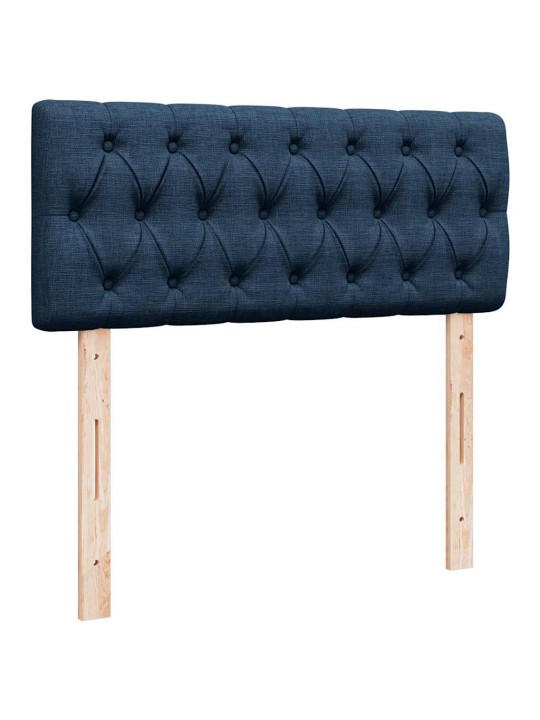 Box spring postel s matrací černá 120x190 cm textil