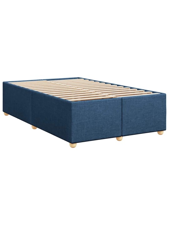 Box spring postel s matrací černá 120x190 cm textil