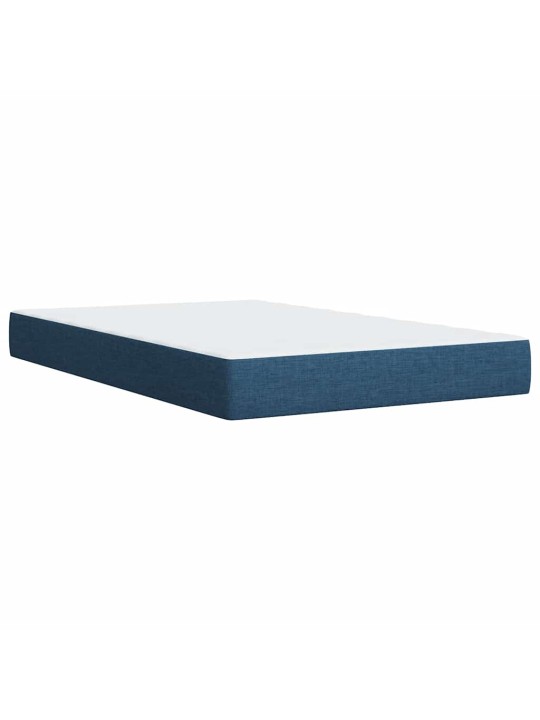 Box spring postel s matrací černá 120x190 cm textil