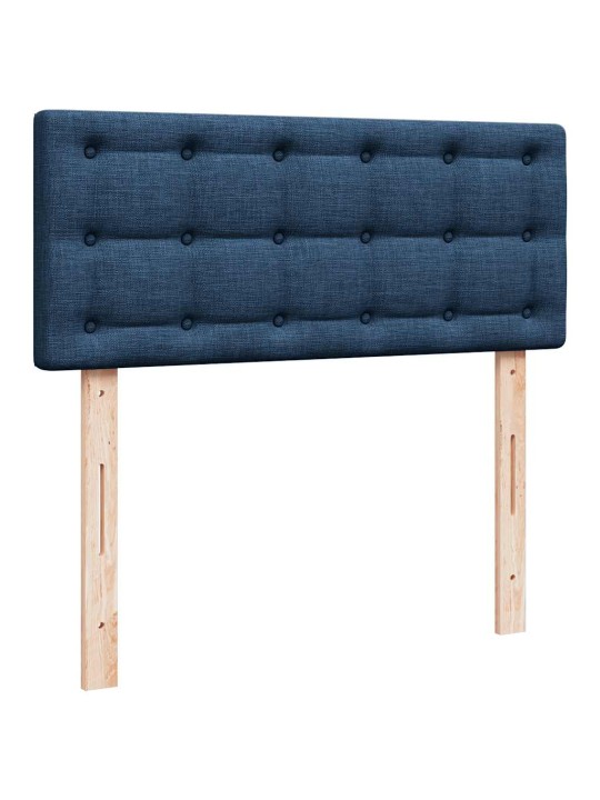 Box spring postel s matrací černá 120x190 cm textil