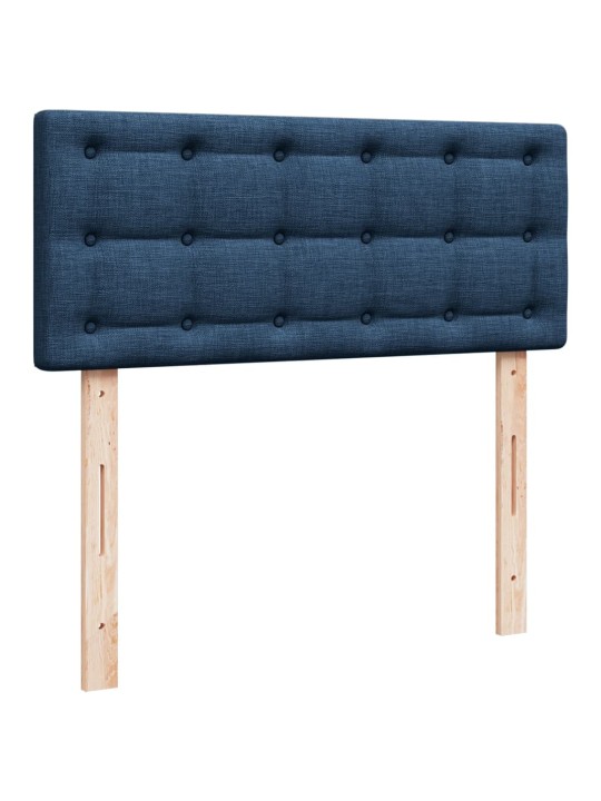 Box spring postel s matrací černá 120x190 cm textil