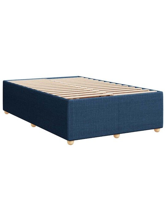 Box spring postel s matrací černá 120x190 cm textil