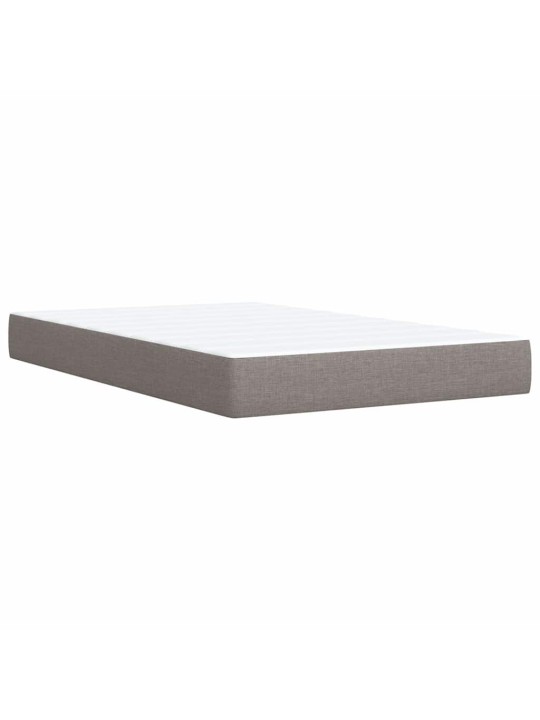 Box spring postel s matrací taupe 120x190 cm textil