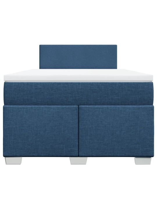 Box spring postel s matrací černá 120x190 cm textil