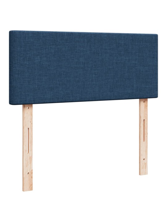 Box spring postel s matrací černá 120x190 cm textil