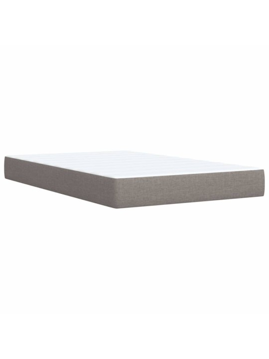Box spring postel s matrací taupe 120x190 cm textil
