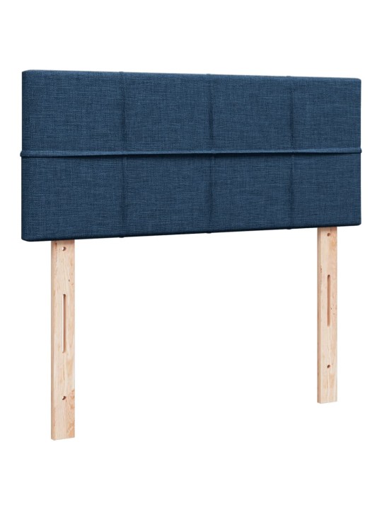 Box spring postel s matrací černá 120x190 cm textil