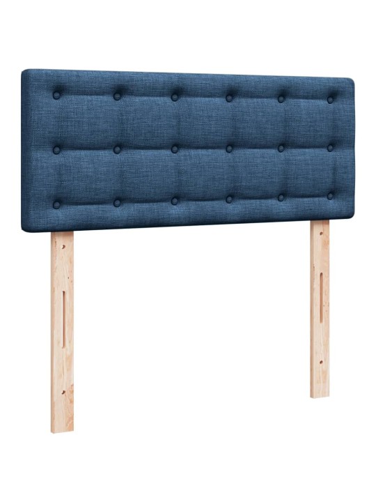 Box spring postel s matrací černá 120x190 cm textil