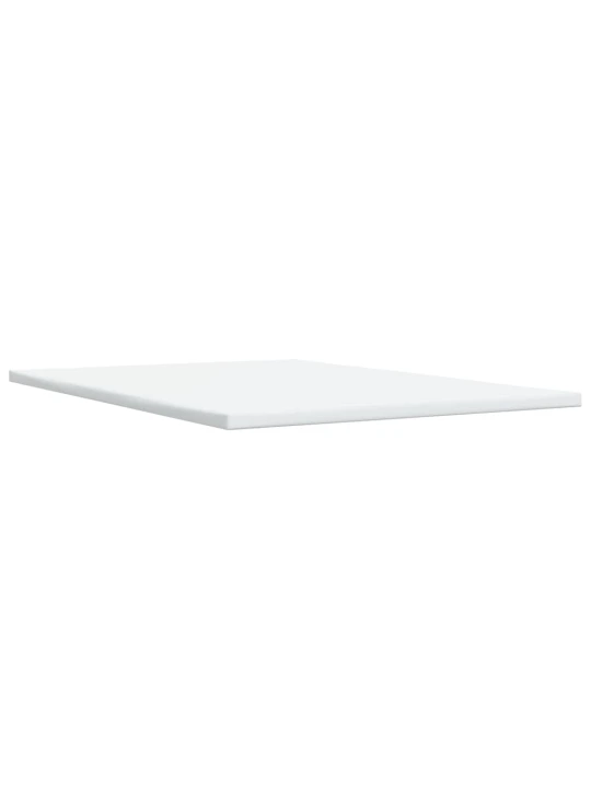 Box spring postel s matrací bílá 140 x 190 cm umělá kůže