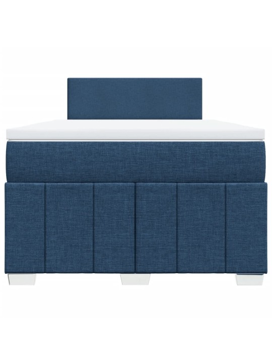 Box spring postel s matrací černá 120x190 cm textil