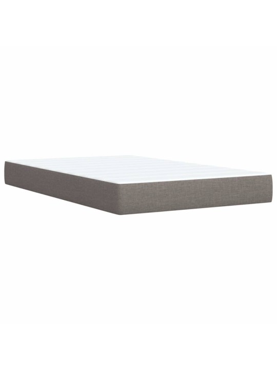 Box spring postel s matrací taupe 120x190 cm textil