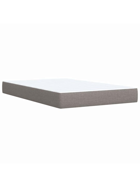 Box spring postel s matrací taupe 120x190 cm textil