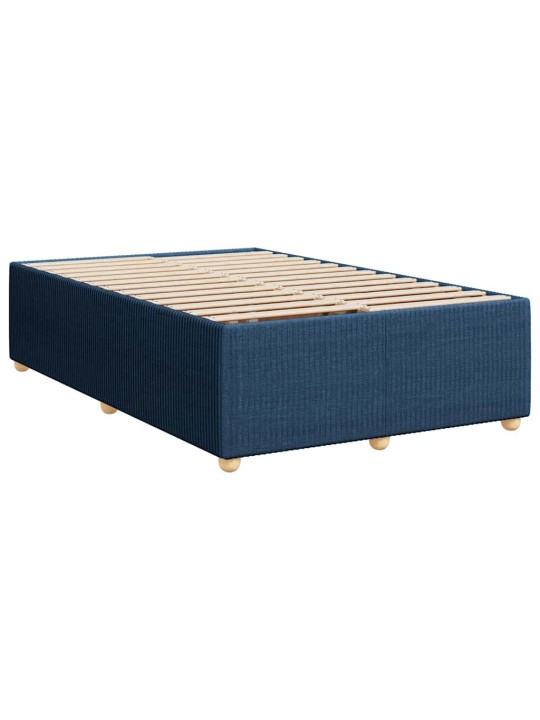 Box spring postel s matrací černá 120x190 cm textil