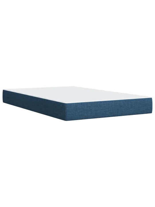 Box spring postel s matrací černá 120x190 cm textil