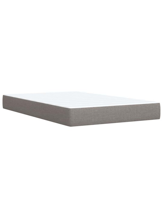 Box spring postel s matrací taupe 120x190 cm textil