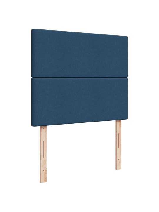 Box spring postel s matrací černá 120x190 cm textil