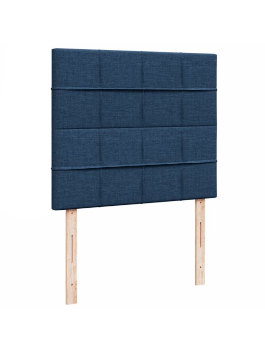 Box spring postel s matrací černá 120x190 cm textil