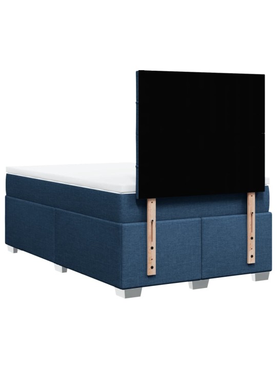 Box spring postel s matrací černá 120x190 cm textil