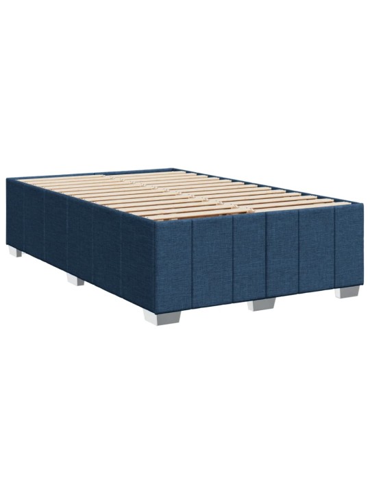 Box spring postel s matrací černá 120x190 cm textil