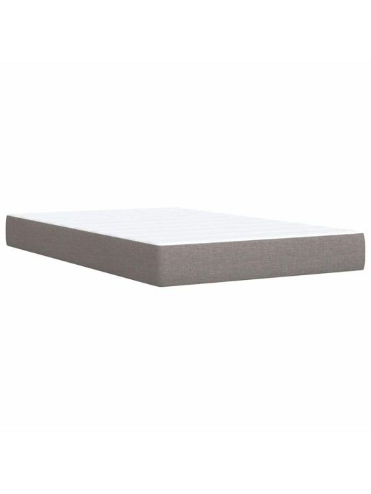 Box spring postel s matrací taupe 120x190 cm textil