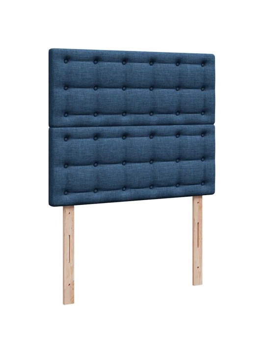 Box spring postel s matrací černá 120x190 cm textil