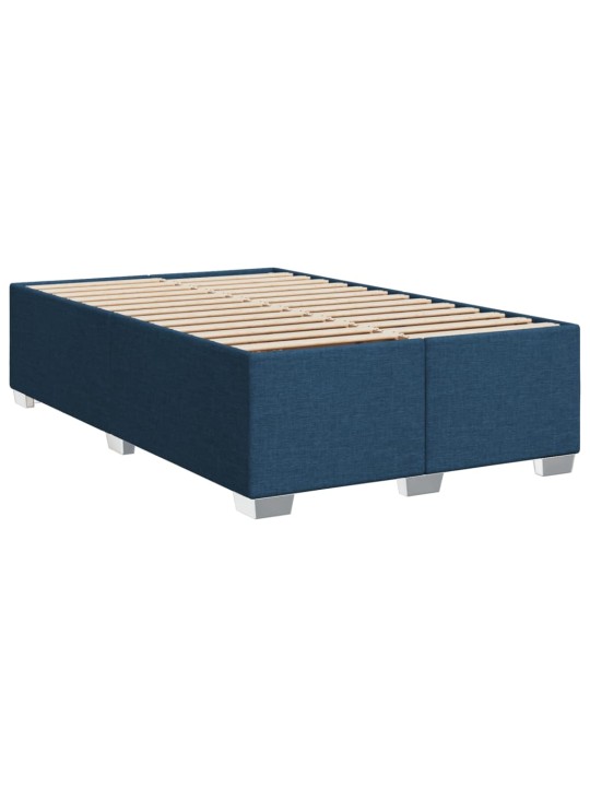 Box spring postel s matrací černá 120x190 cm textil