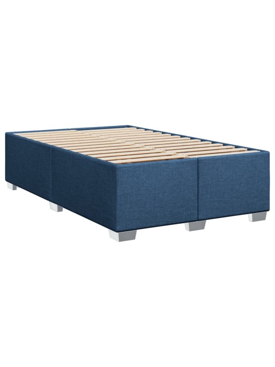 Box spring postel s matrací černá 120x190 cm textil