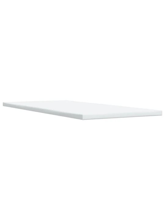 Box spring postel s matrací bílá 90x200 cm umělá kůže
