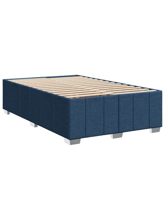 Box spring postel s matrací černá 120x190 cm textil