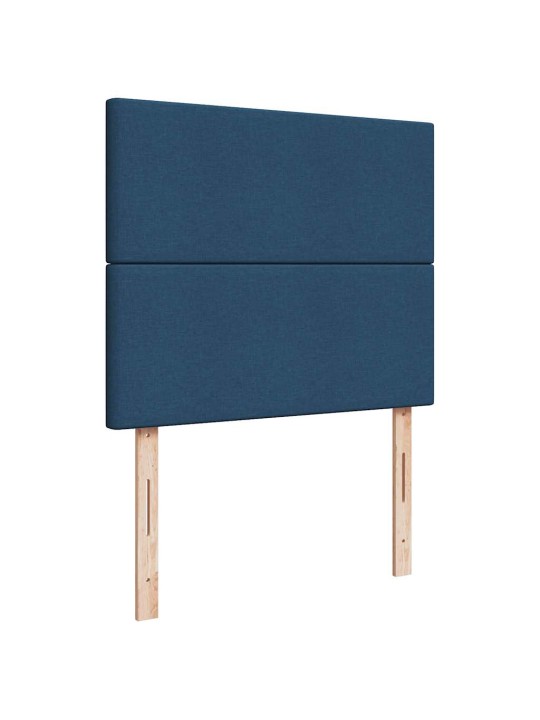 Box spring postel s matrací černá 120x190 cm textil