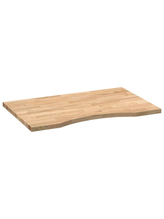 Stolní deska neošetřené 80x50x2,5 cm dub obdélníkový