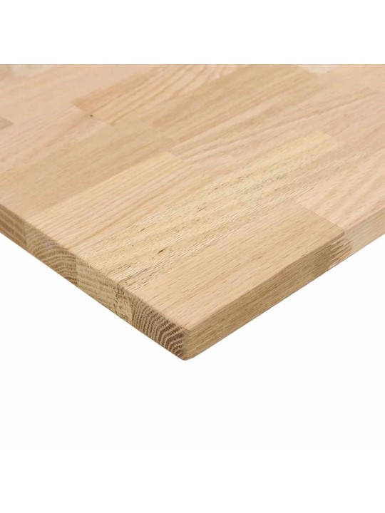 Stolní deska neošetřené 80x50x2,5 cm dub obdélníkový