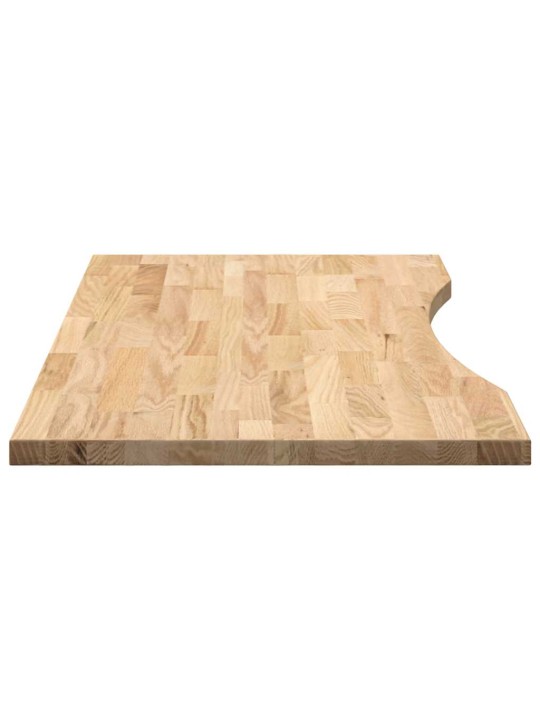 Stolní deska neošetřené 100x50x2,5 cm dub obdélníkový