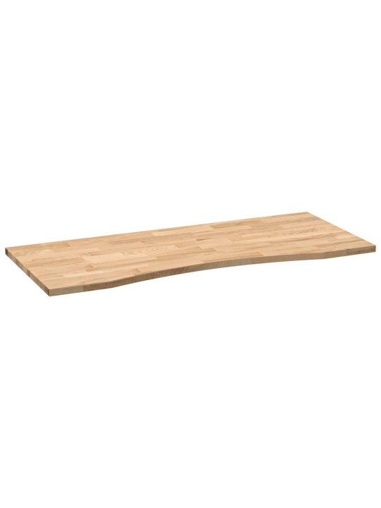 Stolní deska neošetřené 120x50x2,5 cm dub obdélníkový