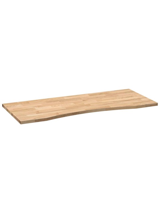 Stolní deska neošetřené 120x60x2,5 cm dub obdélníkový