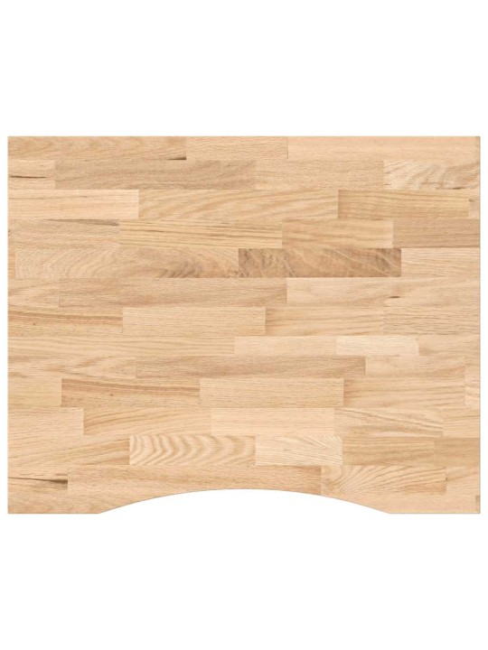 Stolní deska neošetřené 100x80x2,5 cm dub obdélníkový